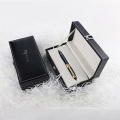 25k vergoldete Nib Ink Fountain Stift mit Leder Geschenkbox und Stalt Chinese Design High-End Fountain Stift für Büro
